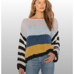 Anthropologie Multicolor Striped Sweater